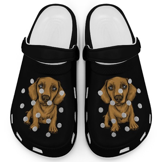 Dachshund Gift Dixie Wiener Doxie Dackel Clogs