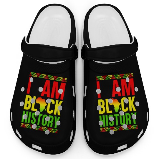 I Am Black History Clogs