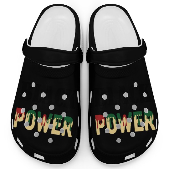 Black Power Clogs