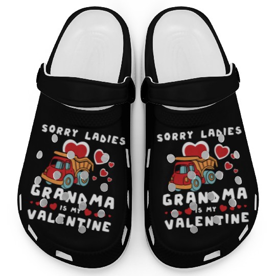 Sorry Ladies Grandma Is My Valentine Clogs