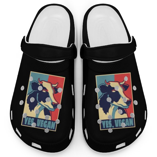 Yes vegan cow Yes vegan cow inspiration store moti Clogs