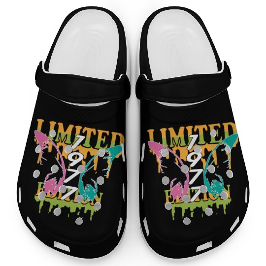 1977 Born Limited Edition Butterfly Gift Clogs