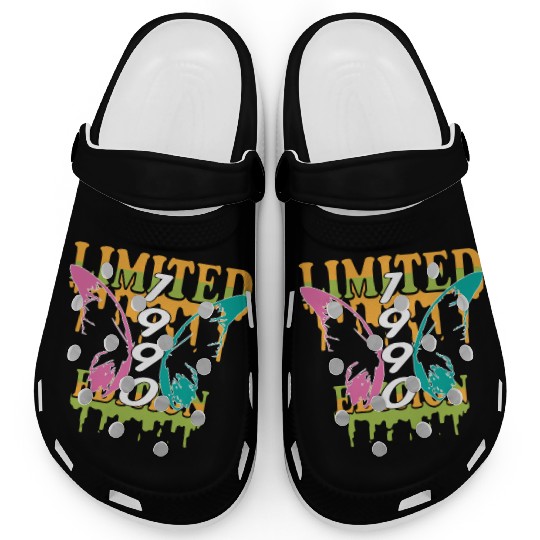 1990 Born Limited Edition Butterfly Gift Clogs