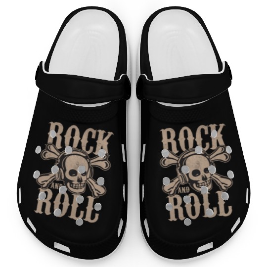 Live it loud with rock and roll art Clogs