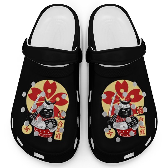 Samurai Cat Clogs