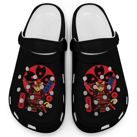 Samurai Cat Clogs
