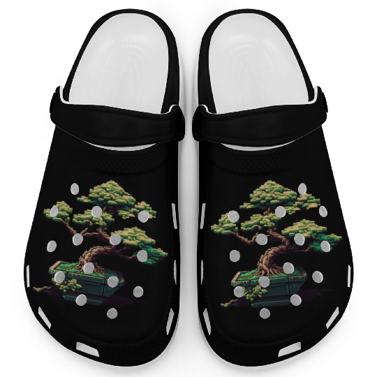 8 Bit Bonsai Tree Clogs