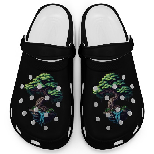 8 Bit Bonsai Tree Clogs
