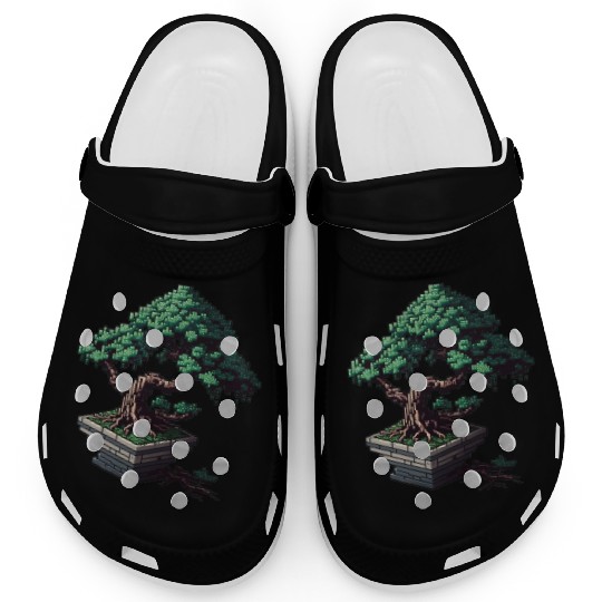 8 Bit Bonsai Tree Clogs