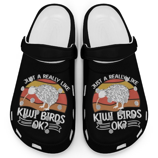 Just A Girl Who Loves Kiwis Kiwi Bird Gift Clogs