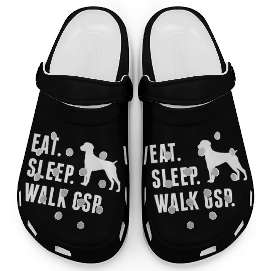 Eat Sleep Walk German Shorthaired Pointer Clogs