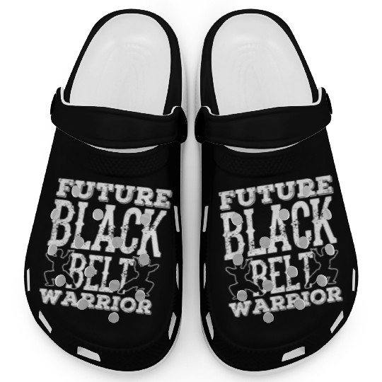 Future Black Belt Warrior MMA Martial Arts Belts Clogs