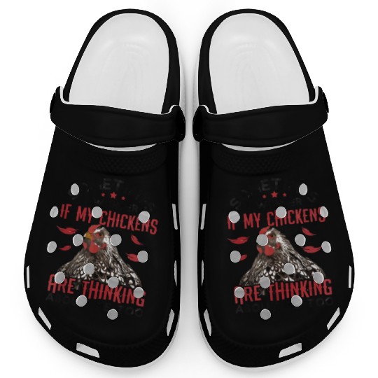 Sometimes I wonder if my chickens are thinking Clogs