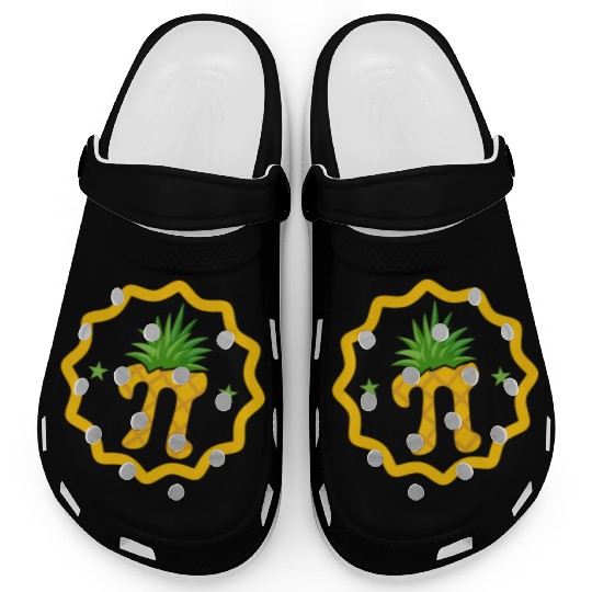 Pineapple Pi Math Teacher Mathematician Pi Day Clogs