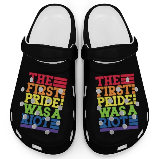 The First Pride Was A Riot, LGBT Rainbow Clogs