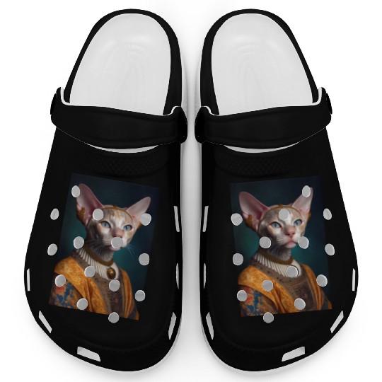 Gold King Devon Rex Cat Breed Portrait Royal Renai Clogs