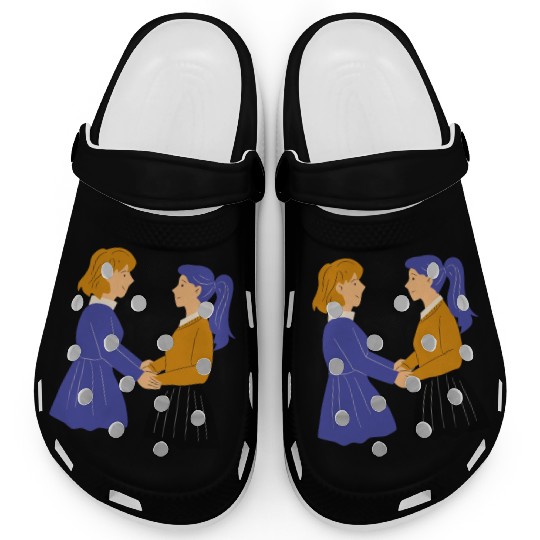 lesbian lgbtq pride valentine day 2023 valentines Clogs