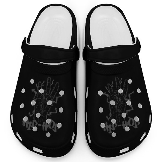 Hip Hop Music Rap Graffiti Freestyle Clogs