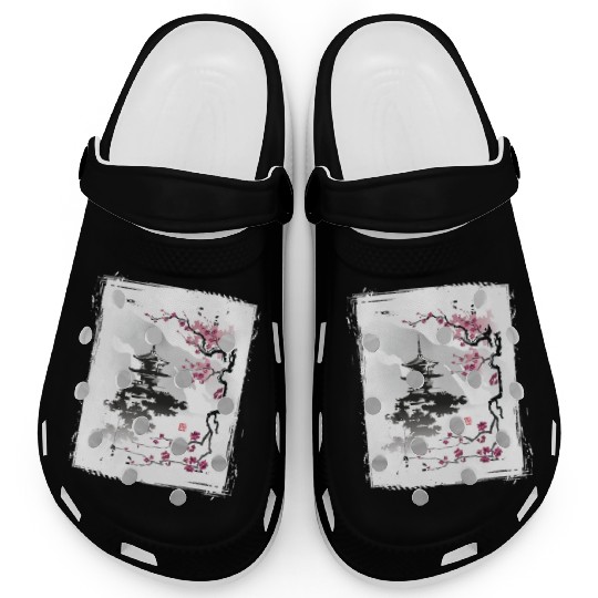 Cherry Blossom Jiin Japan Nature Clogs