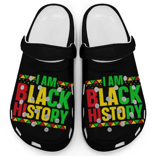 I Am black History Clogs
