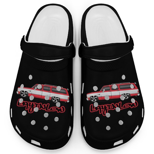 layinlow Cardinal Red Clogs