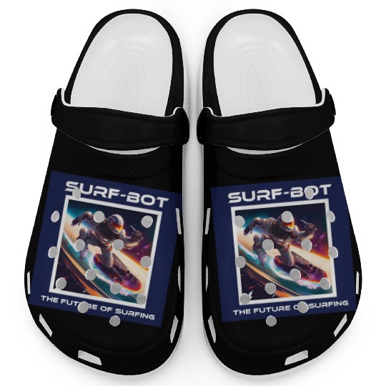 Robot Silver Surfer Clogs