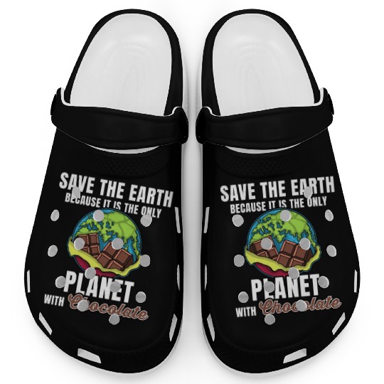 Save Planet Chocolate Clogs
