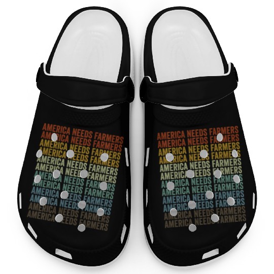 America Needs Farmers Farmer America Clogs