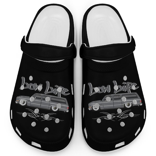 LOWLIFE Charcoal Clogs