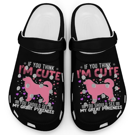 Great Pyrenees Heart Valentine's Day Animal For Clogs