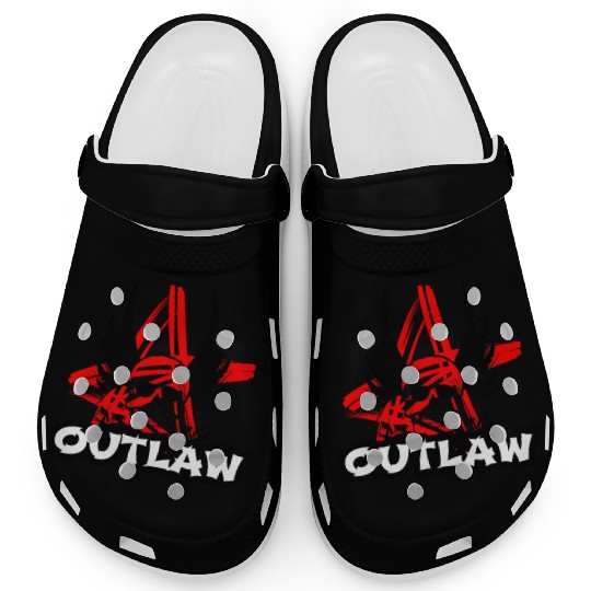 Skull - Bad Ass - Outlaw Clogs