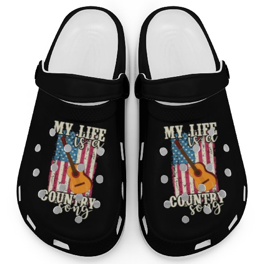 My Life is a Country Song USA America Cowboys Clogs
