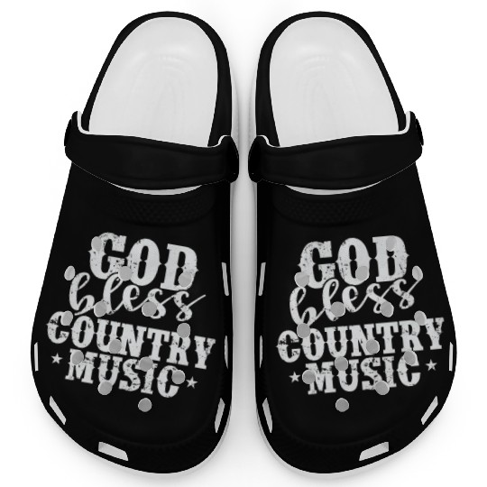 God bless Country Music USA America Cowboys Clogs