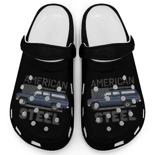 american steel Midnight Blue Clogs