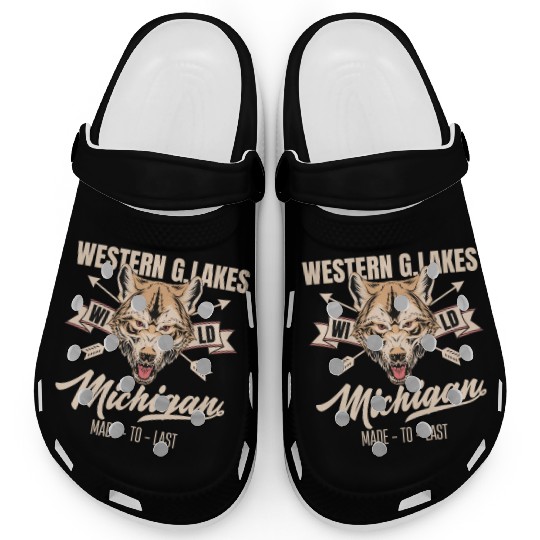 Western great lakes Michigan home of the wolf Clogs