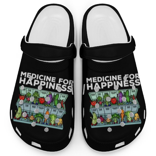 Medicine For Happiness Vegetable Dose Daily Clogs