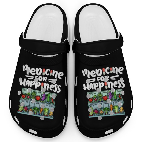 Medicine For Happiness Vegetable Dose Daily Clogs