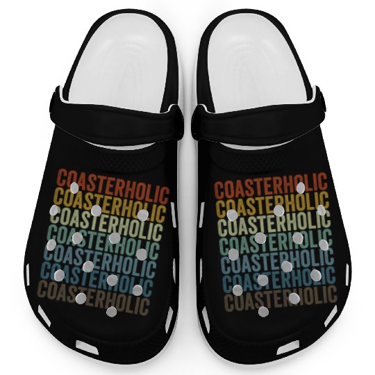 Coasterholic Roller Coaster Lover Clogs