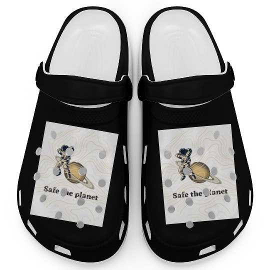 Safe the planet Clogs