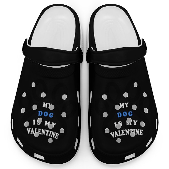 My dog is my valentine Clogs