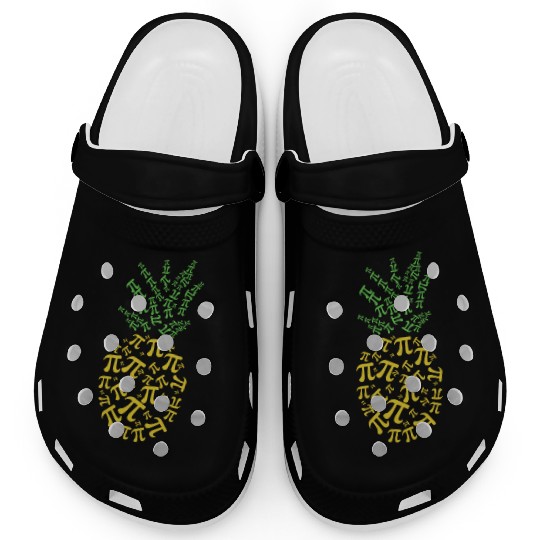 Pineapple Pi Math Holiday Mathematics Funny Pi Clogs