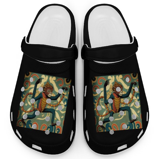 Cute Spider Monkey Animal Lovers Spider Monkey Clogs