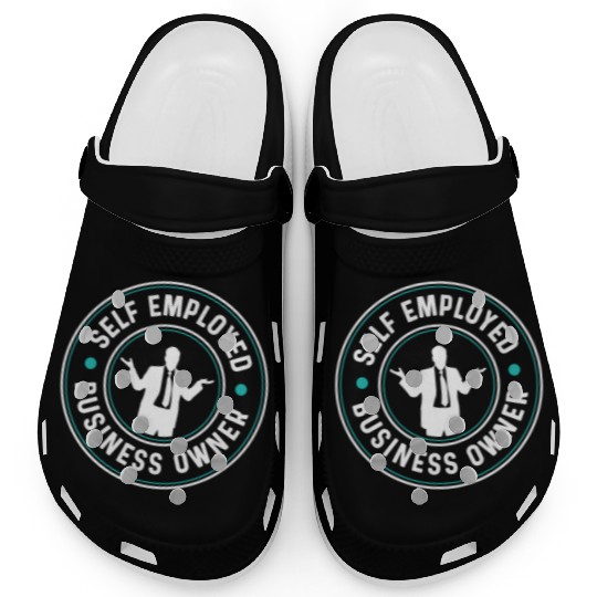 Self Employed Business Owner Work Freelancer Boss Clogs