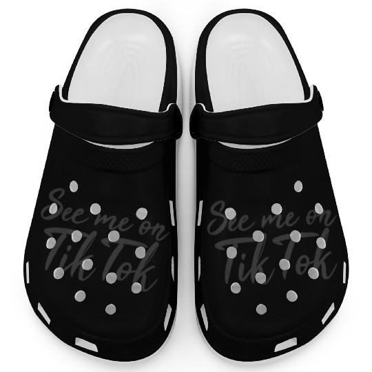 See me on TikTok Clogs