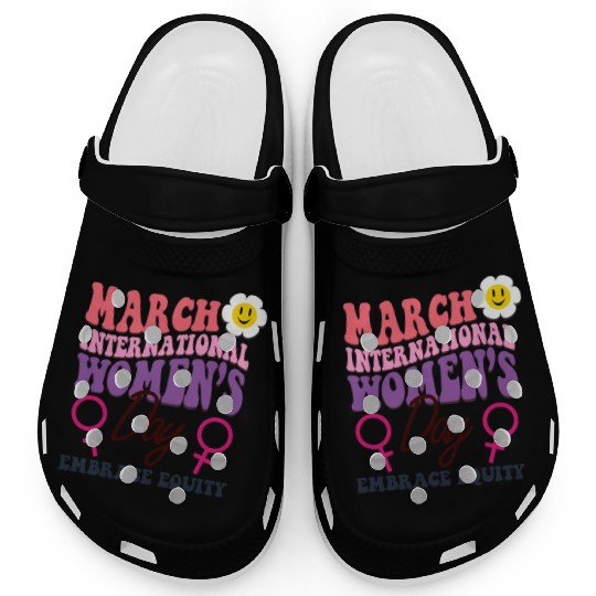 International Women's Day 2023 Theme Embrace Equit Clogs