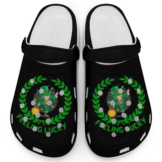 St Patricks day special feeling lucky Clogs