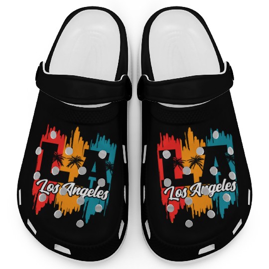 Los Angeles LA California Gift Clogs