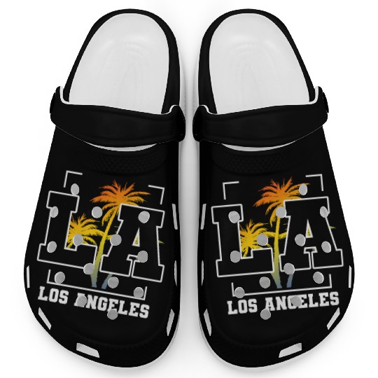 Los Angeles LA California Gift Clogs