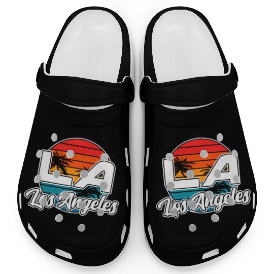 Los Angeles LA California Gift Clogs
