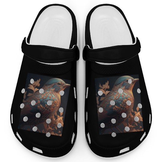 Closeup View Of A Beautiful Ethereal Bohemian Clogs